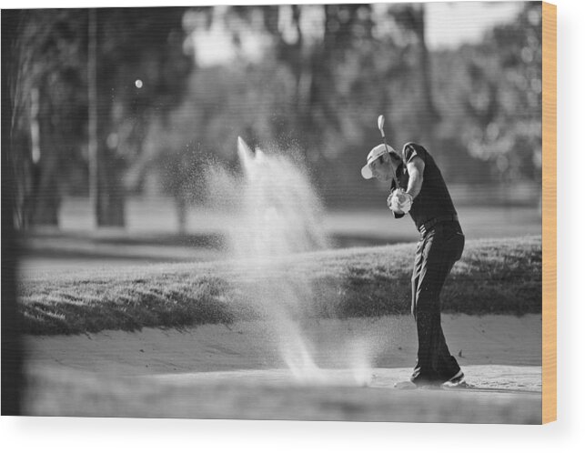 Doral Wood Print featuring the photograph World Golf Championships-Cadillac Championship - Final Round #1 by Rob Tringali