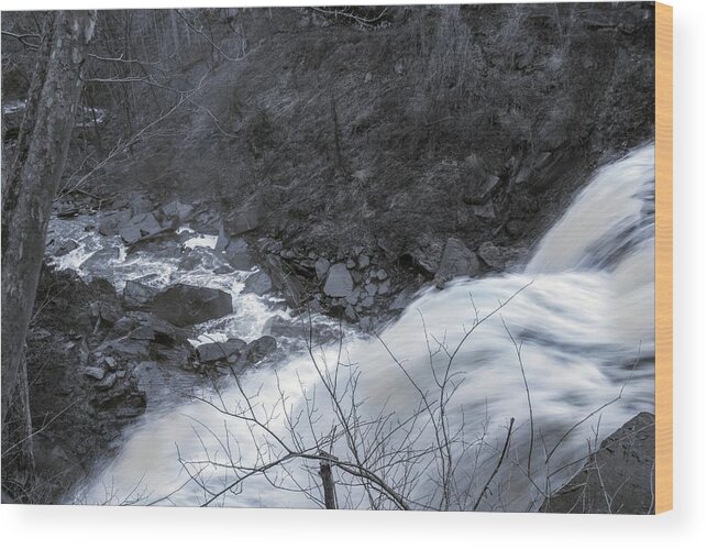  Wood Print featuring the photograph Brandywine Falls #10 by Brad Nellis