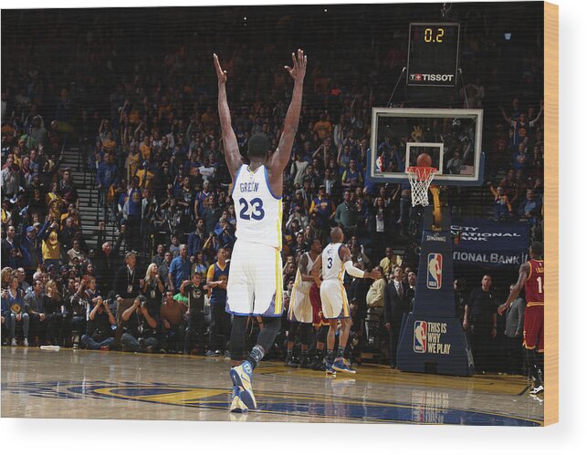 Draymond Green Wood Print featuring the photograph Draymond Green by Nathaniel S. Butler
