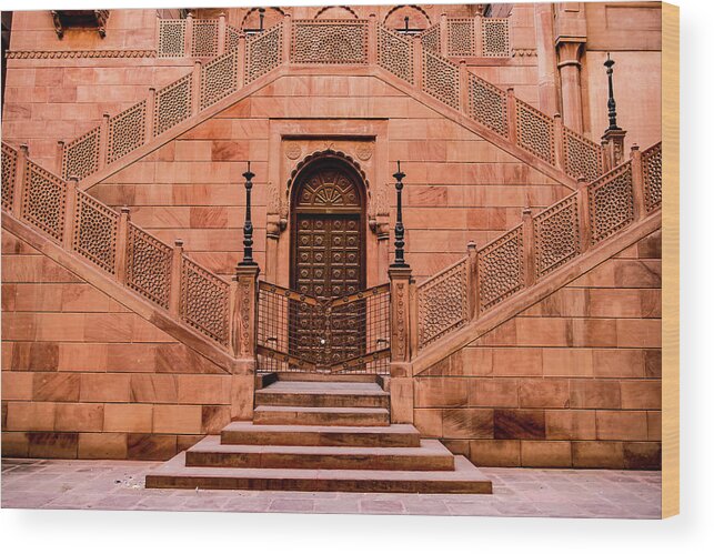 Architecture Wood Print featuring the photograph Junagarh fort, Bikaner. India #10 by Lie Yim