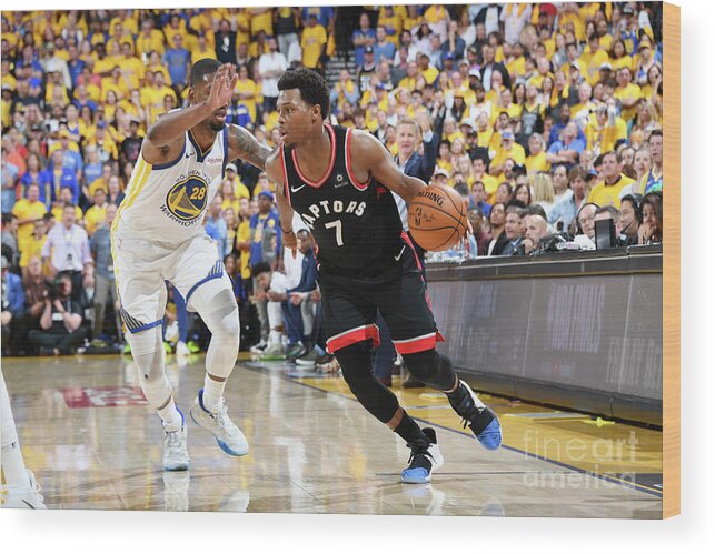 Playoffs Wood Print featuring the photograph Kyle Lowry by Andrew D. Bernstein