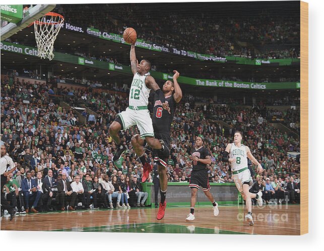 Playoffs Wood Print featuring the photograph Terry Rozier by Brian Babineau
