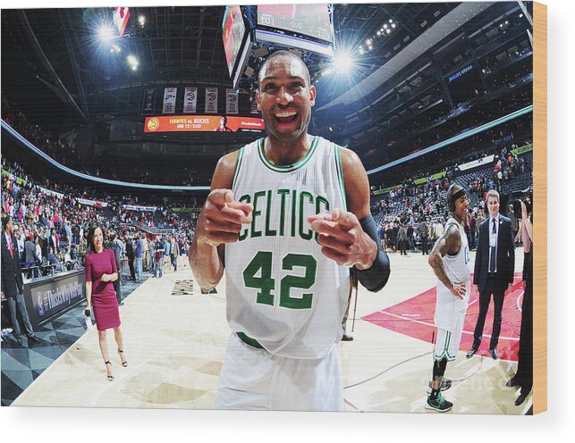 Atlanta Wood Print featuring the photograph Al Horford by Scott Cunningham