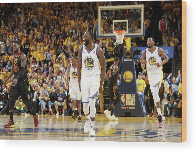 Draymond Green Wood Print featuring the photograph Draymond Green #11 by Nathaniel S. Butler