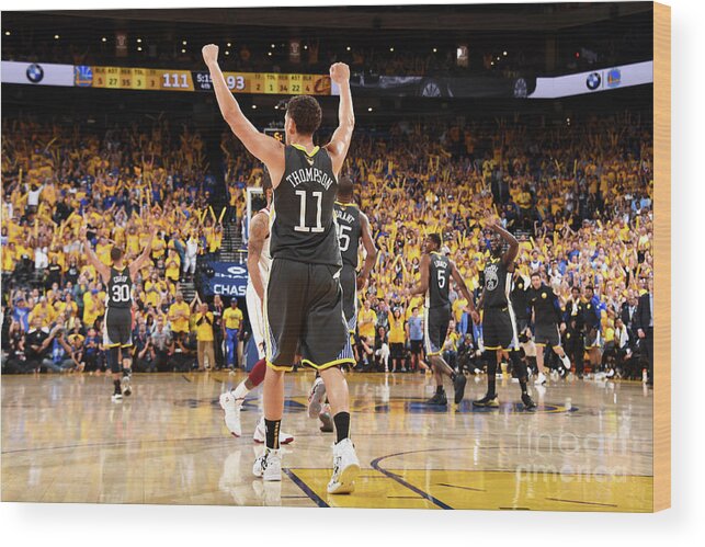 Playoffs Wood Print featuring the photograph Klay Thompson by Andrew D. Bernstein