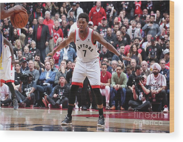 Kyle Lowry Wood Print featuring the photograph Kyle Lowry #11 by Nathaniel S. Butler