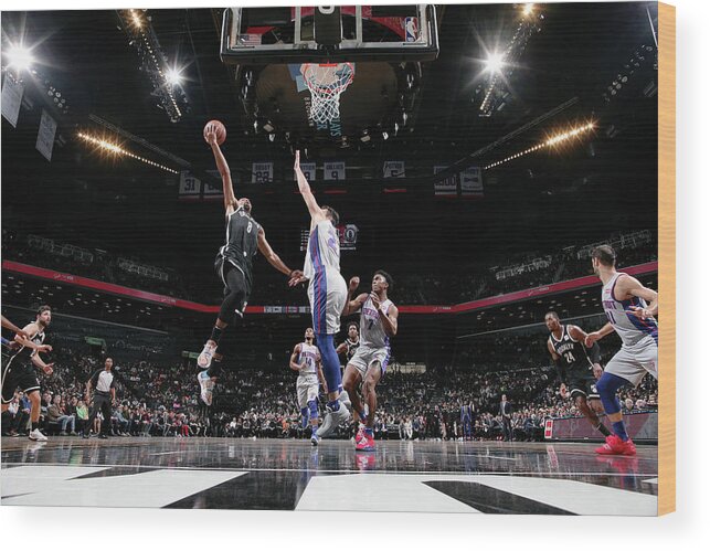 Nba Pro Basketball Wood Print featuring the photograph Spencer Dinwiddie by Nathaniel S. Butler