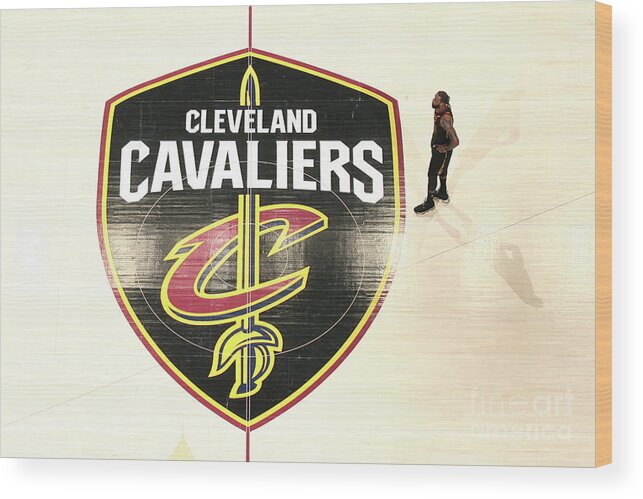Playoffs Wood Print featuring the photograph Lebron James by Nathaniel S. Butler