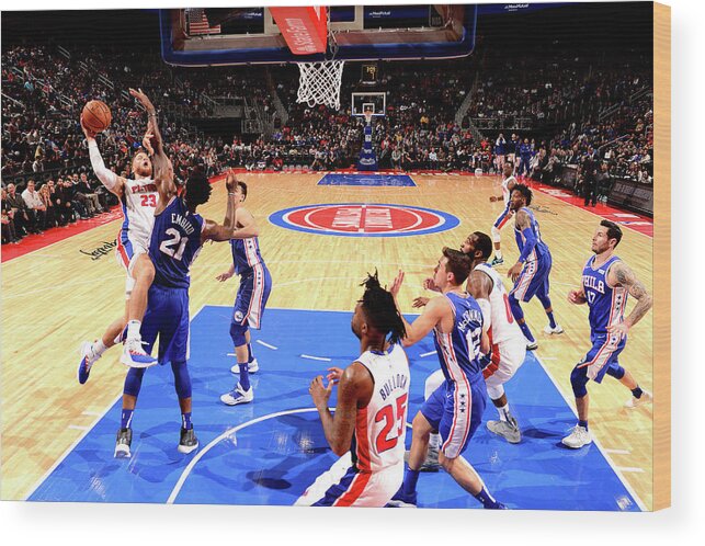 Nba Pro Basketball Wood Print featuring the photograph Blake Griffin by Chris Schwegler