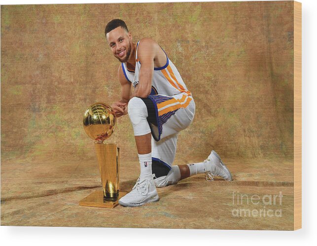 Playoffs Wood Print featuring the photograph Stephen Curry by Jesse D. Garrabrant
