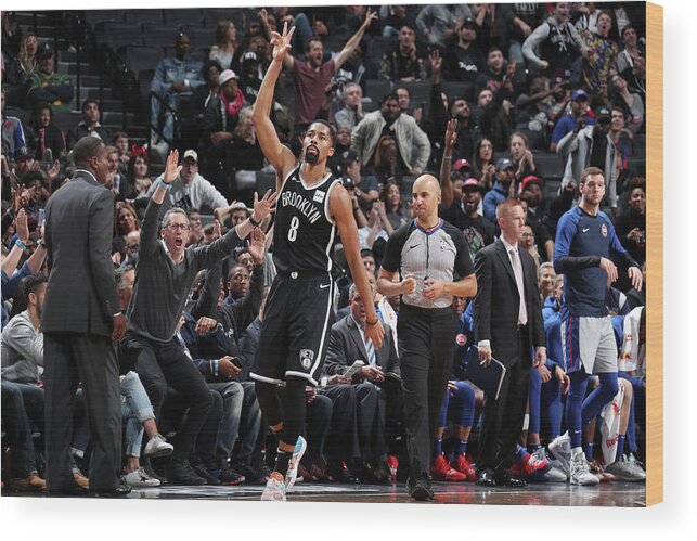 Spencer Dinwiddie Wood Print featuring the photograph Spencer Dinwiddie by Nathaniel S. Butler
