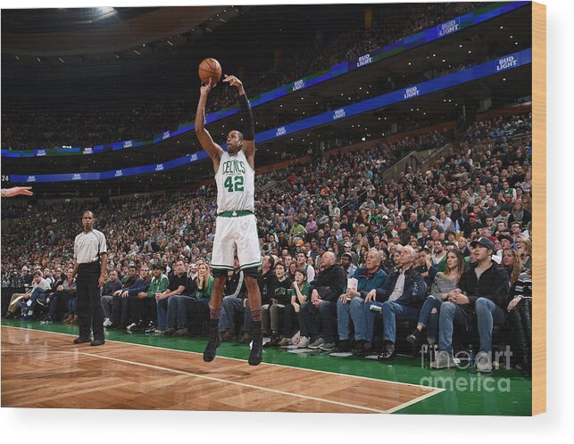 Nba Pro Basketball Wood Print featuring the photograph Al Horford by Brian Babineau