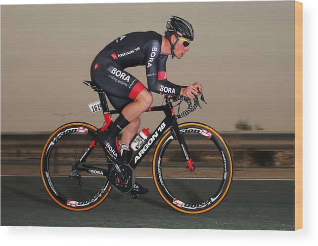 Individual Event Wood Print featuring the photograph Tour of Qatar - Stage Three #16 by Bryn Lennon