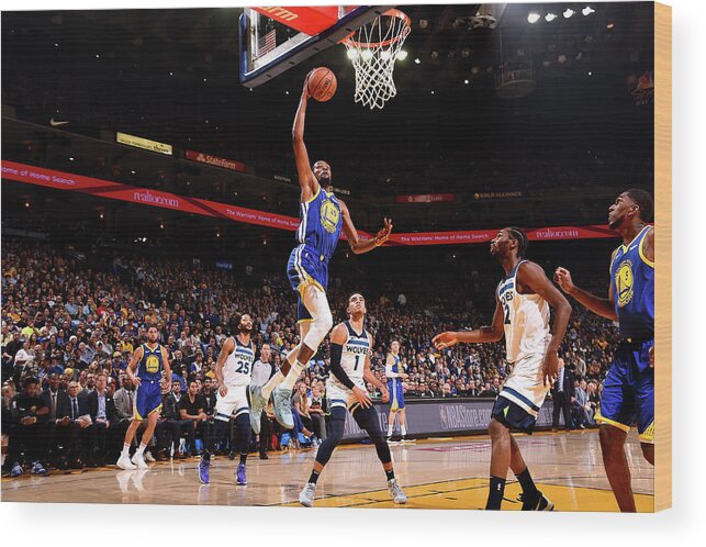 Kevin Durant Wood Print featuring the photograph Kevin Durant #17 by Noah Graham