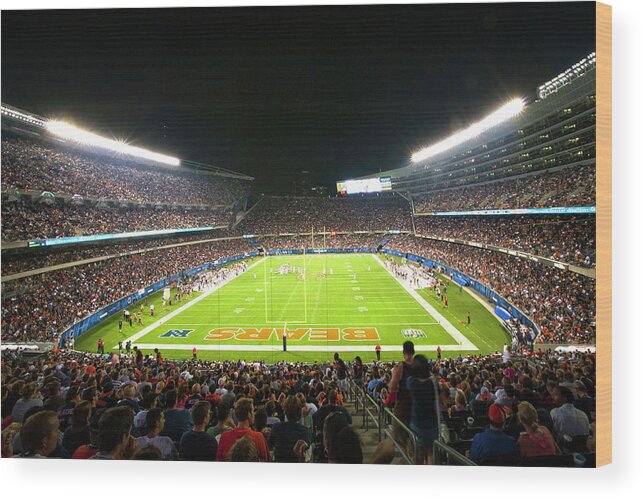 Soldier Wood Print featuring the photograph 1719 Soldier Field by Steve Sturgill
