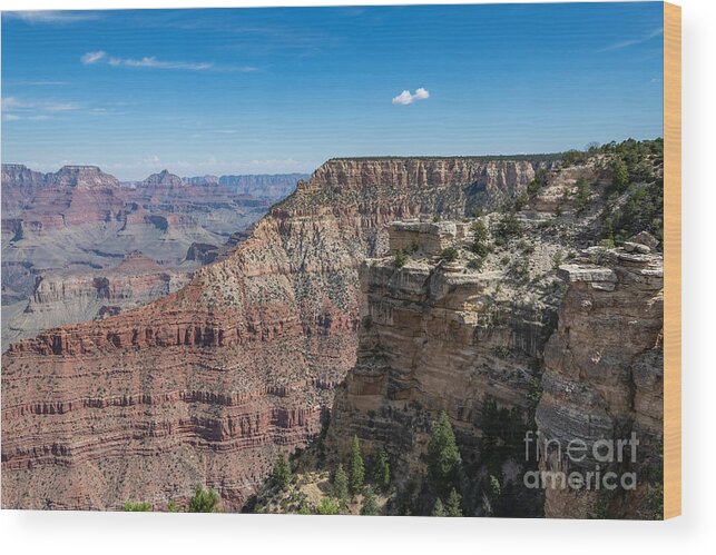 The Grand Canyon Wood Print featuring the digital art The Grand Canyon by Tammy Keyes