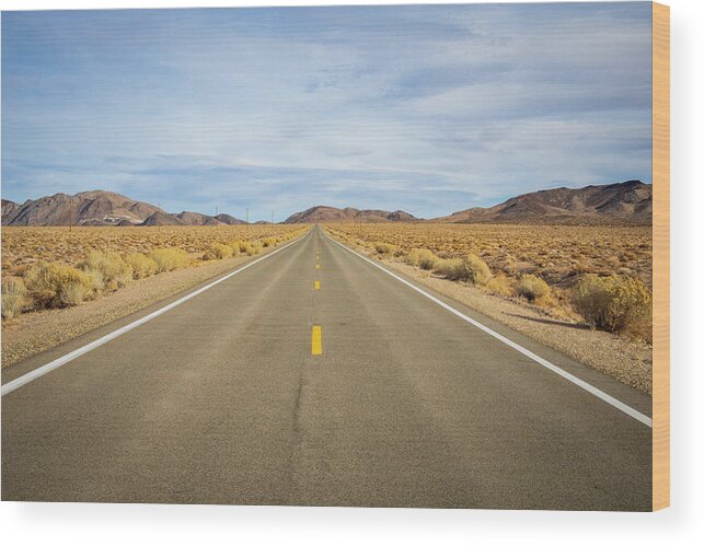 California Wood Print featuring the photograph Darwin Plateau - Highway 190 by Jonathan Babon