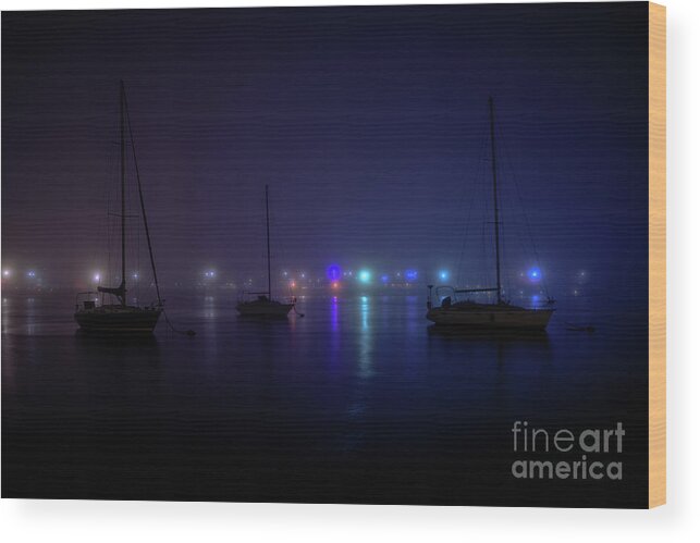 2021 Wood Print featuring the photograph Foggy Bay #2 by Stef Ko