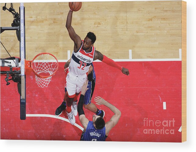 Nba Pro Basketball Wood Print featuring the photograph Jeff Green by Ned Dishman