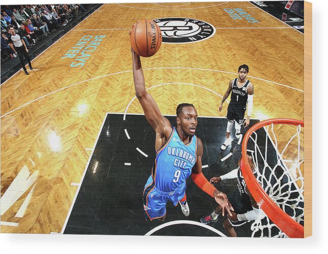 Nba Pro Basketball Wood Print featuring the photograph Jerami Grant by Nathaniel S. Butler