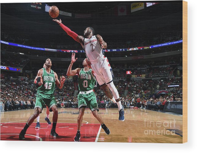 Playoffs Wood Print featuring the photograph John Wall by Brian Babineau