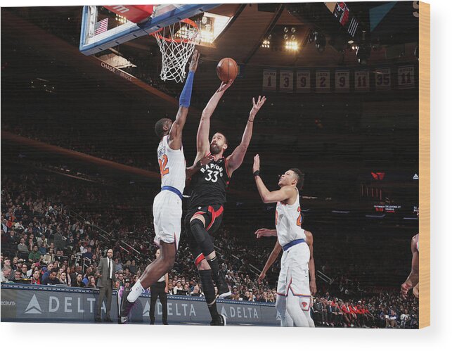 Marc Gasol Wood Print featuring the photograph Marc Gasol #2 by Nathaniel S. Butler