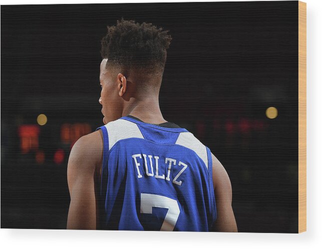Nba Pro Basketball Wood Print featuring the photograph Markelle Fultz by Garrett Ellwood