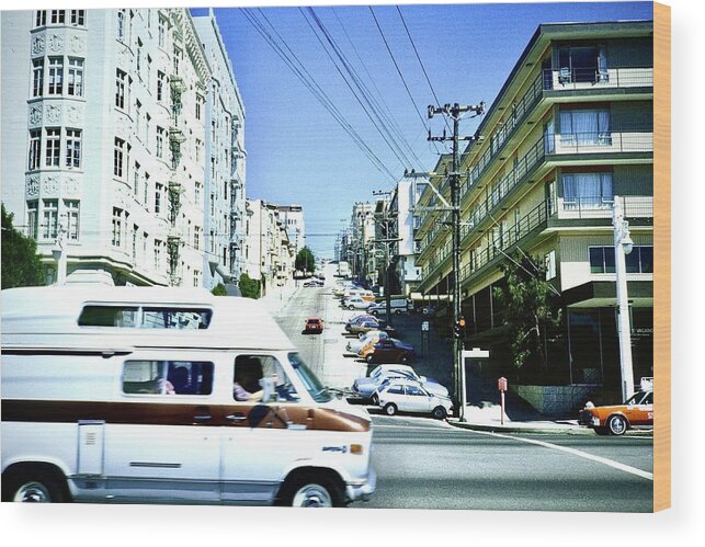  Wood Print featuring the photograph San Francisco 1984 by Gordon James