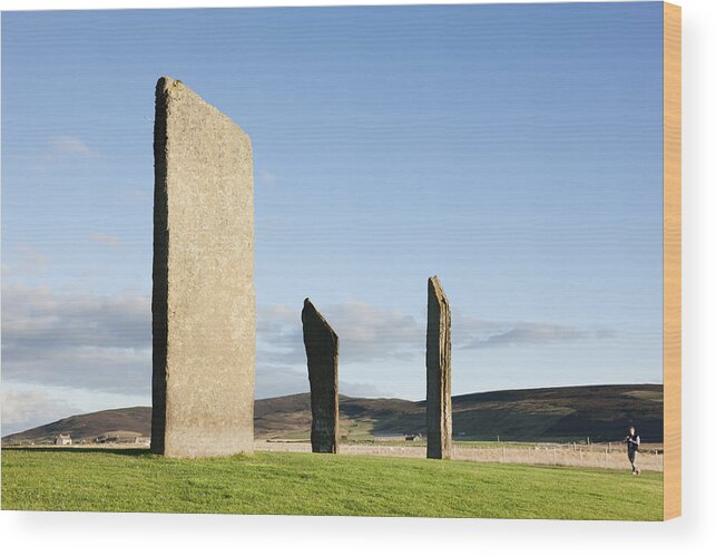 Prehistoric Era Wood Print featuring the photograph Stones Of Stenness, Orkney #2 by Theasis