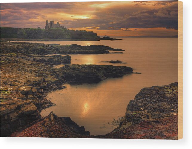 Tantallon Castle Wood Print featuring the photograph Tantallon Castl - Scotland #2 by Joana Kruse