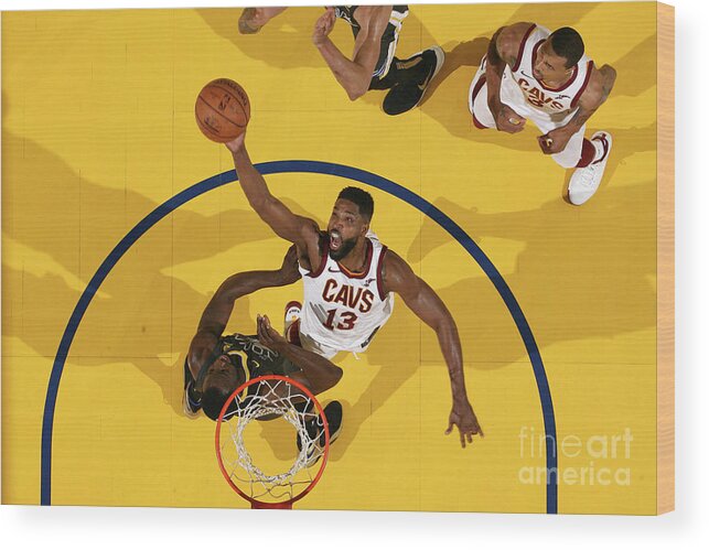 Playoffs Wood Print featuring the photograph Tristan Thompson by Nathaniel S. Butler