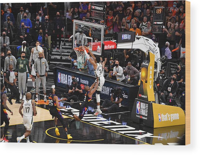 Giannis Antetokounmpo Wood Print featuring the photograph Giannis Antetokounmpo #20 by Jesse D. Garrabrant