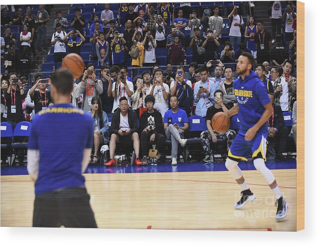 Event Wood Print featuring the photograph Stephen Curry by Noah Graham