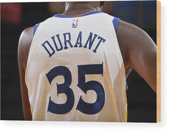 Kevin Durant Wood Print featuring the photograph Kevin Durant #22 by Andrew D. Bernstein