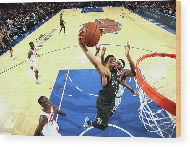 Spencer Dinwiddie Wood Print featuring the photograph Spencer Dinwiddie by Nathaniel S. Butler