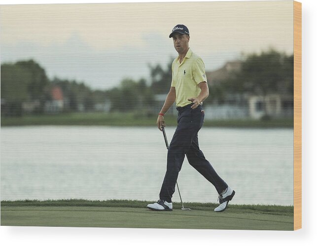 People Wood Print featuring the photograph The Honda Classic - Final Round #25 by Mike Ehrmann