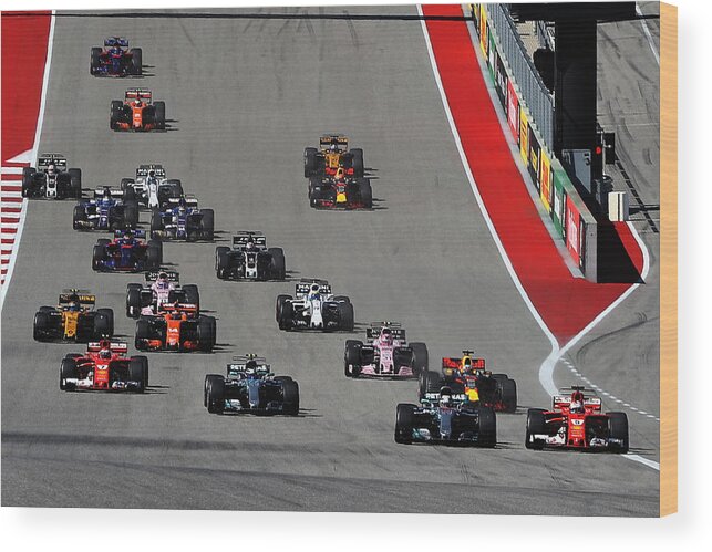 Usa Wood Print featuring the photograph F1 Grand Prix of USA #26 by Mark Thompson