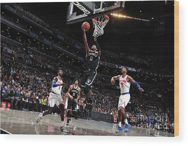 Kyrie Irving Wood Print featuring the photograph Kyrie Irving #26 by Nathaniel S. Butler