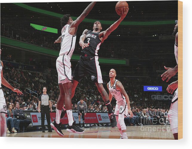 Nba Pro Basketball Wood Print featuring the photograph Bradley Beal by Ned Dishman