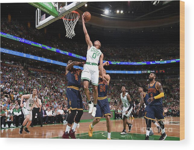 Avery Bradley Wood Print featuring the photograph Avery Bradley #3 by Brian Babineau