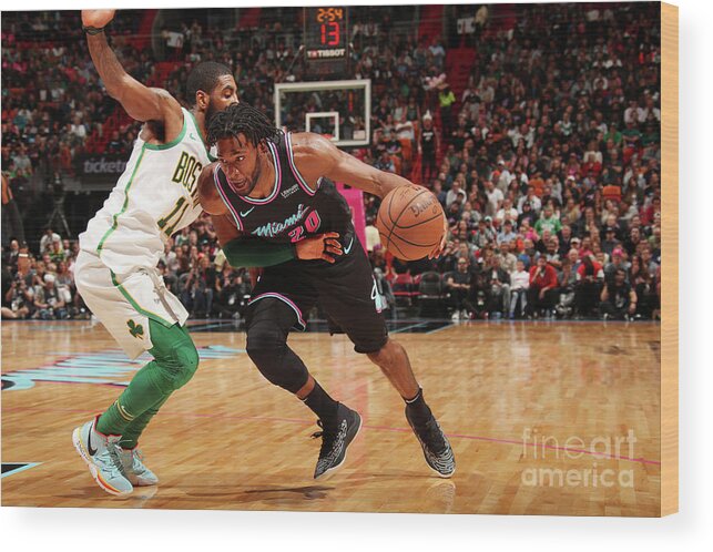 Justise Winslow Wood Print featuring the photograph Justise Winslow by Issac Baldizon