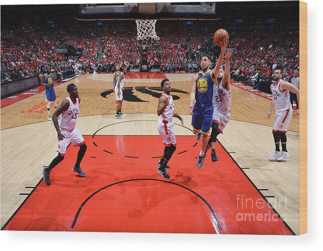 Playoffs Wood Print featuring the photograph Klay Thompson by Jesse D. Garrabrant