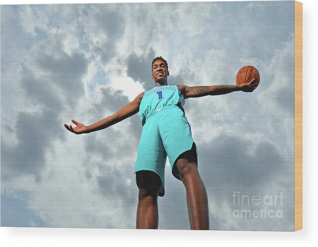 Nba Pro Basketball Wood Print featuring the photograph Malik Monk by Jesse D. Garrabrant