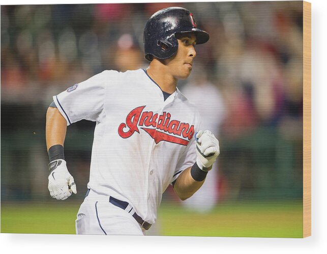 People Wood Print featuring the photograph Michael Brantley by Jason Miller
