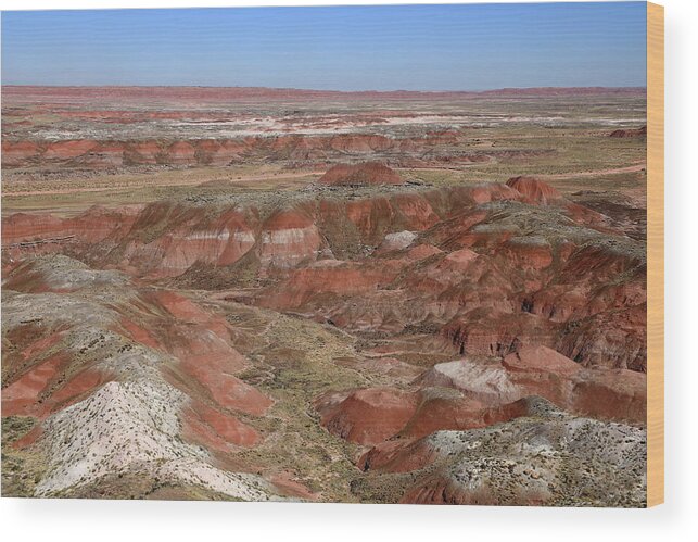 Petrified Forest National Park Wood Print featuring the photograph Painted Desert - Petrified Forest National Park #4 by Richard Krebs