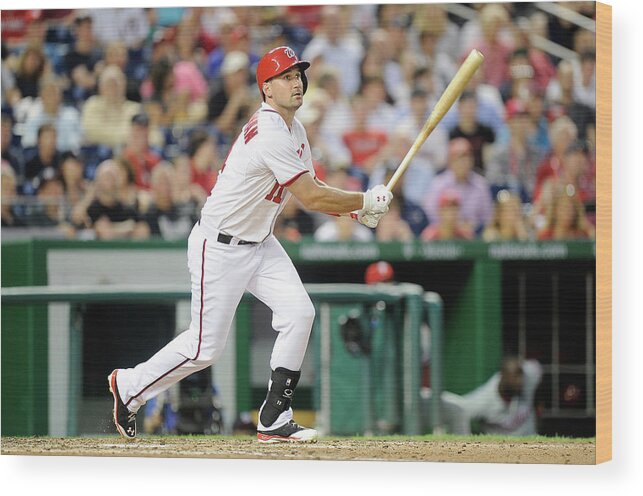 American League Baseball Wood Print featuring the photograph Ryan Zimmerman by Greg Fiume