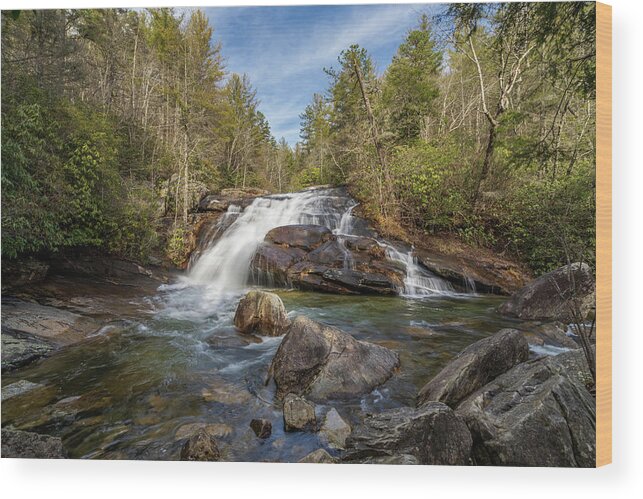 Landscapes Wood Print featuring the photograph Wintergreen Falls #3 by Bill Martin