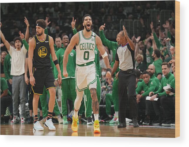 Jayson Tatum Wood Print featuring the photograph Jayson Tatum #30 by Jesse D. Garrabrant