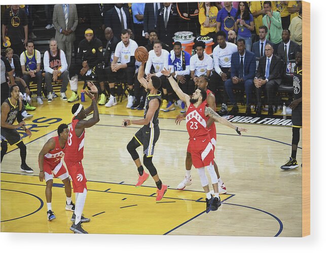 Playoffs Wood Print featuring the photograph Stephen Curry by Noah Graham