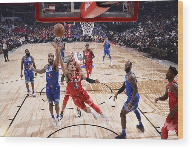 Nba Pro Basketball Wood Print featuring the photograph 69th NBA All-Star Game by Jesse D. Garrabrant